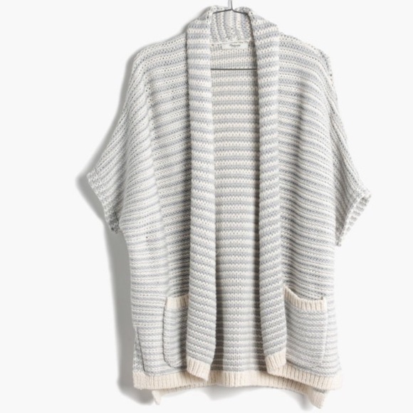 Madewell Oversized Cardigan Sweater,  Beach, Picnic, Campfire, Travel Size XS - Picture 5 of 12
